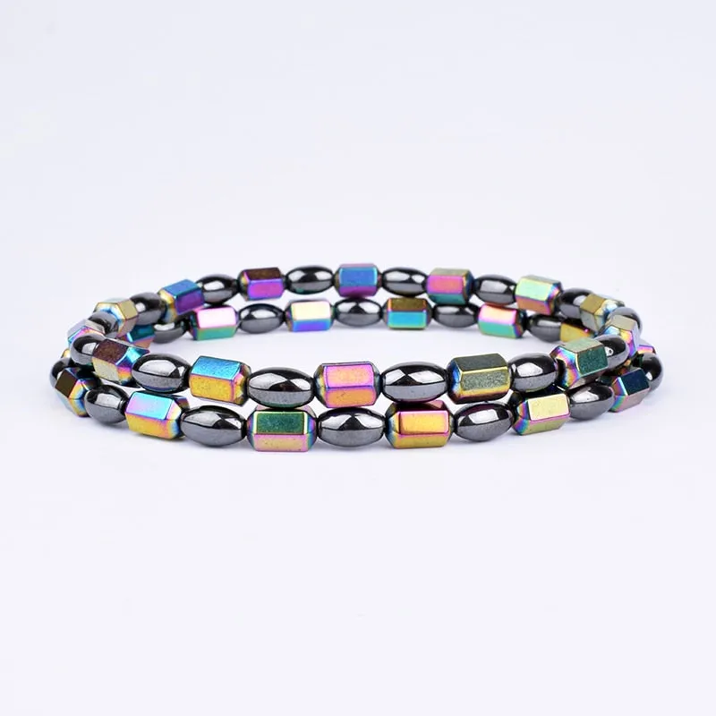 Magnetic Weight Loss Effective Anklet Bracelet Colorful Gallstone Slimming Stimulating Acupoints Therapy Arthritis Pain Relief