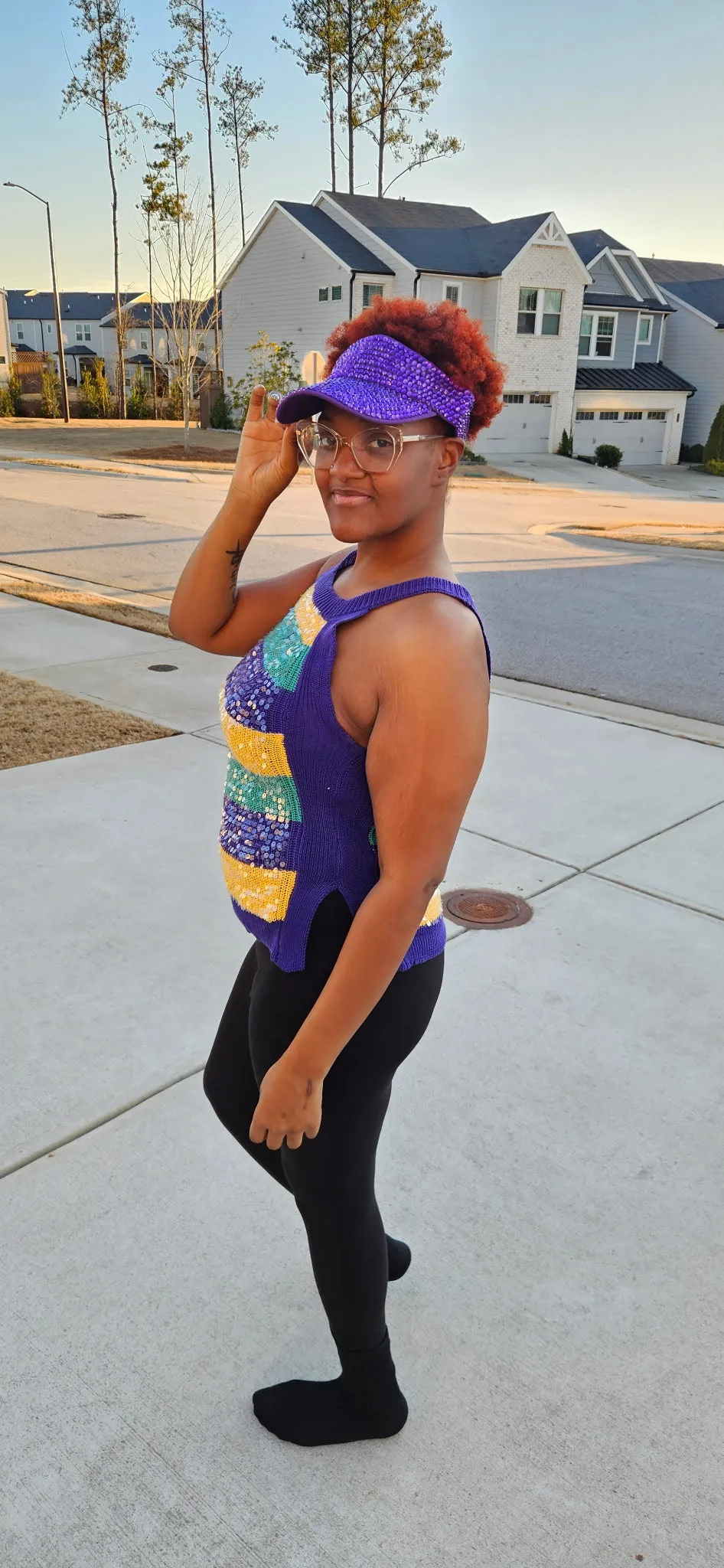 MARDI GRAS head gear visors and caps