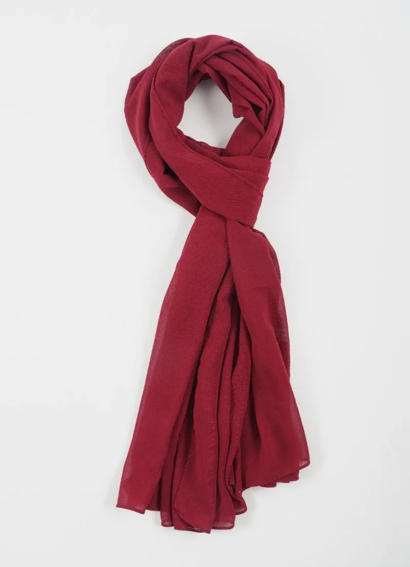 Maroon Georgette Soft scarf