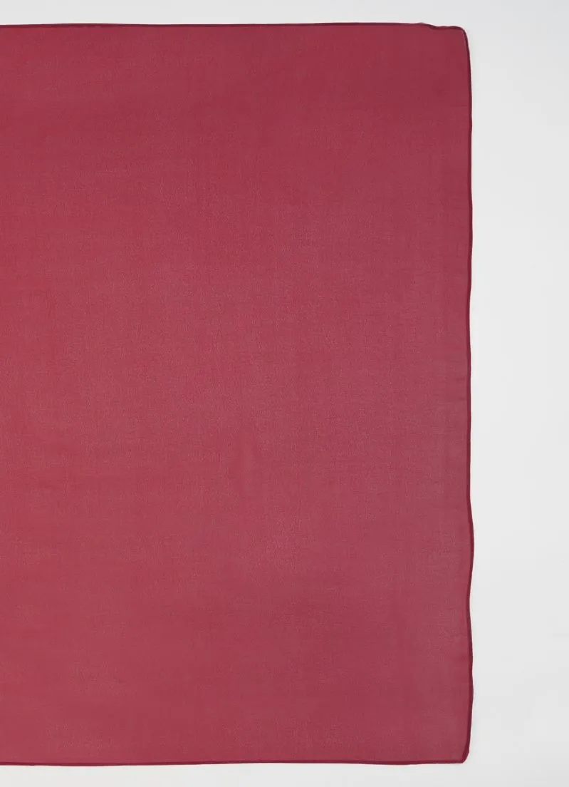 Maroon Georgette Soft scarf