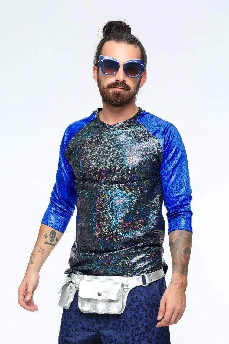 Mens Holographic Hardball Tee | 13 Colors