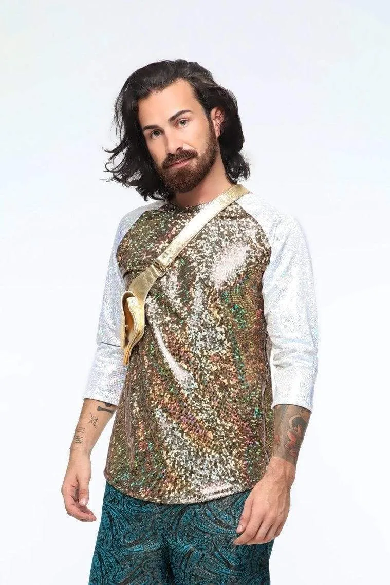 Mens Holographic Hardball Tee | 13 Colors