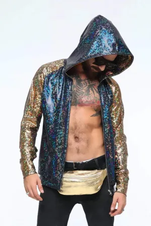 Mens Holographic Hoodie | 13 Colors