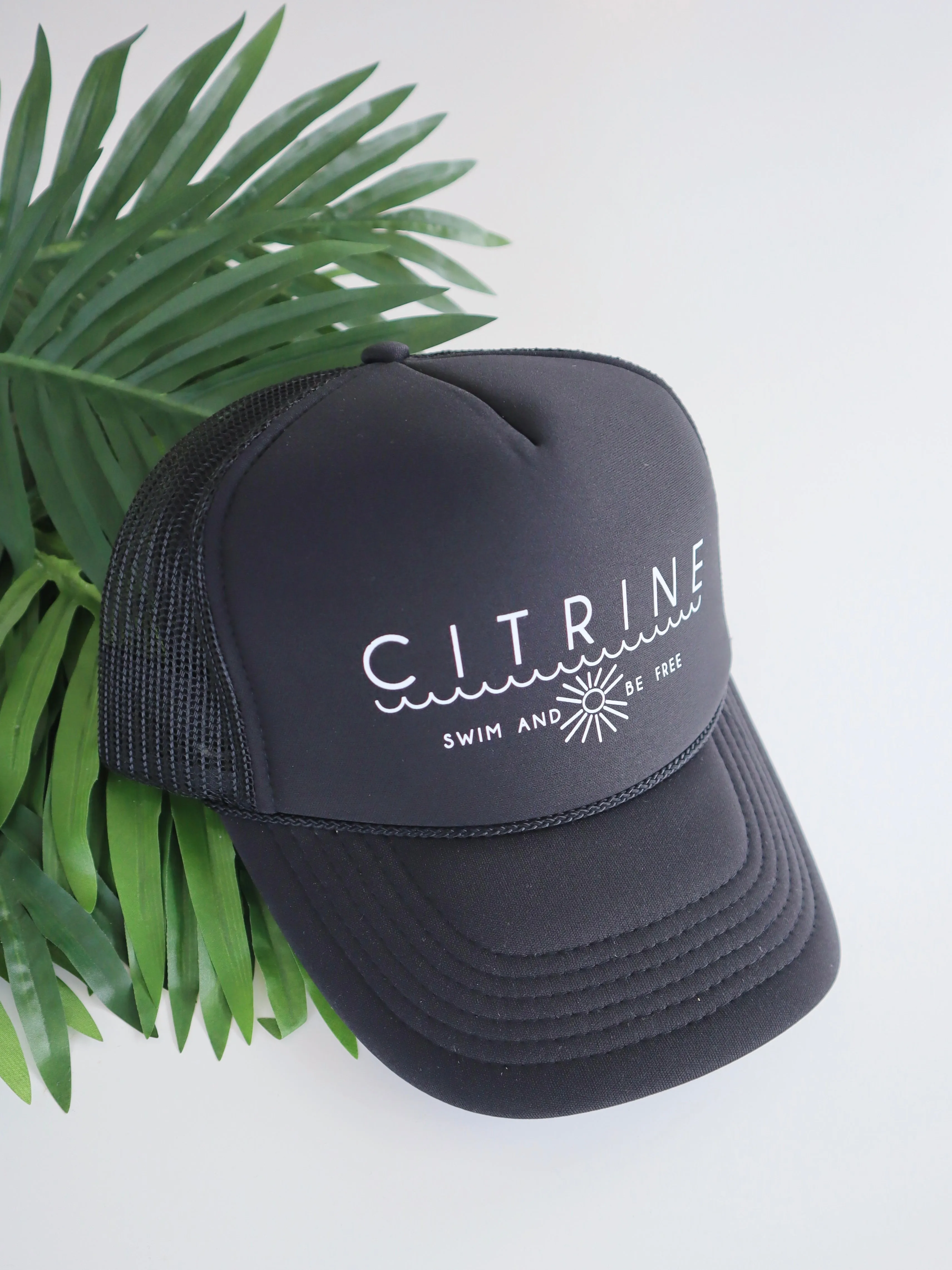 Mesh Trucker Hat // Black
