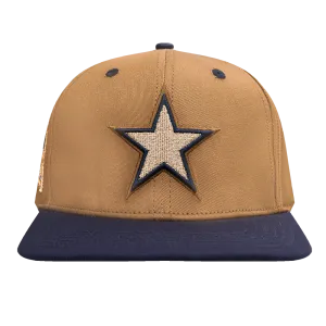 NFL DALLAS COWBOYS STIVALI 2 TONE WOOL SNAPBACK HAT (WHEAT/NAVY)