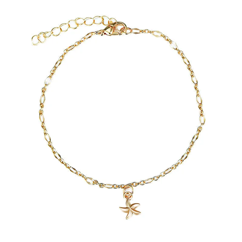 Novel Sole starfish Anklet