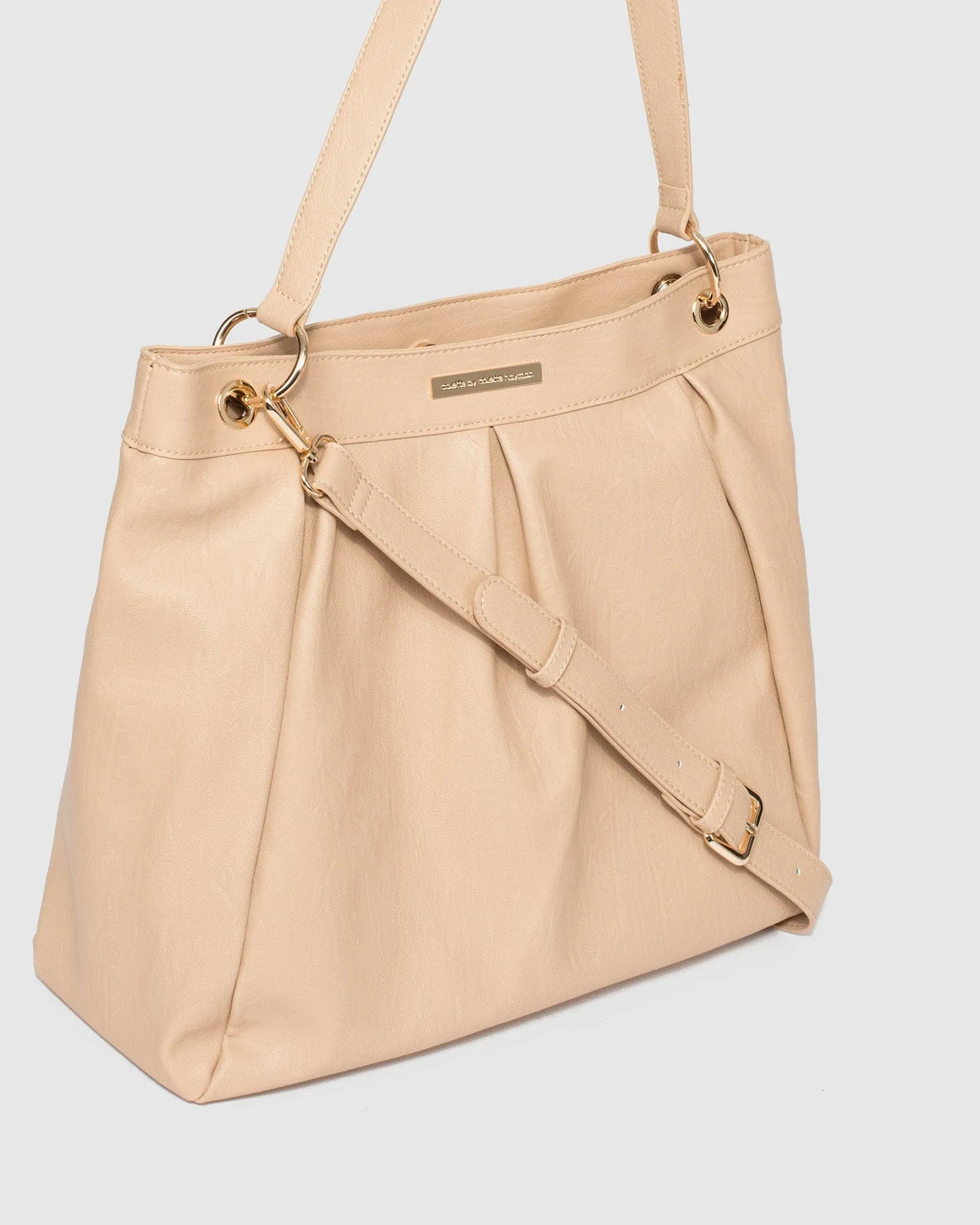 Nude Slouch Bag