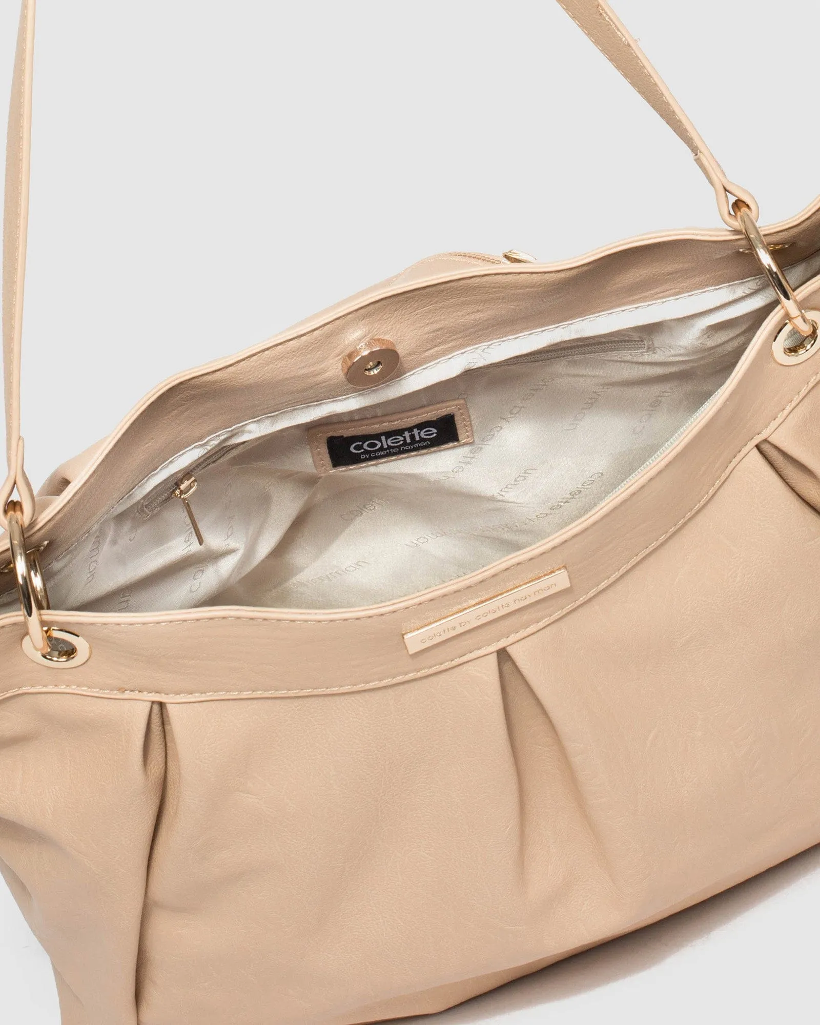 Nude Slouch Bag