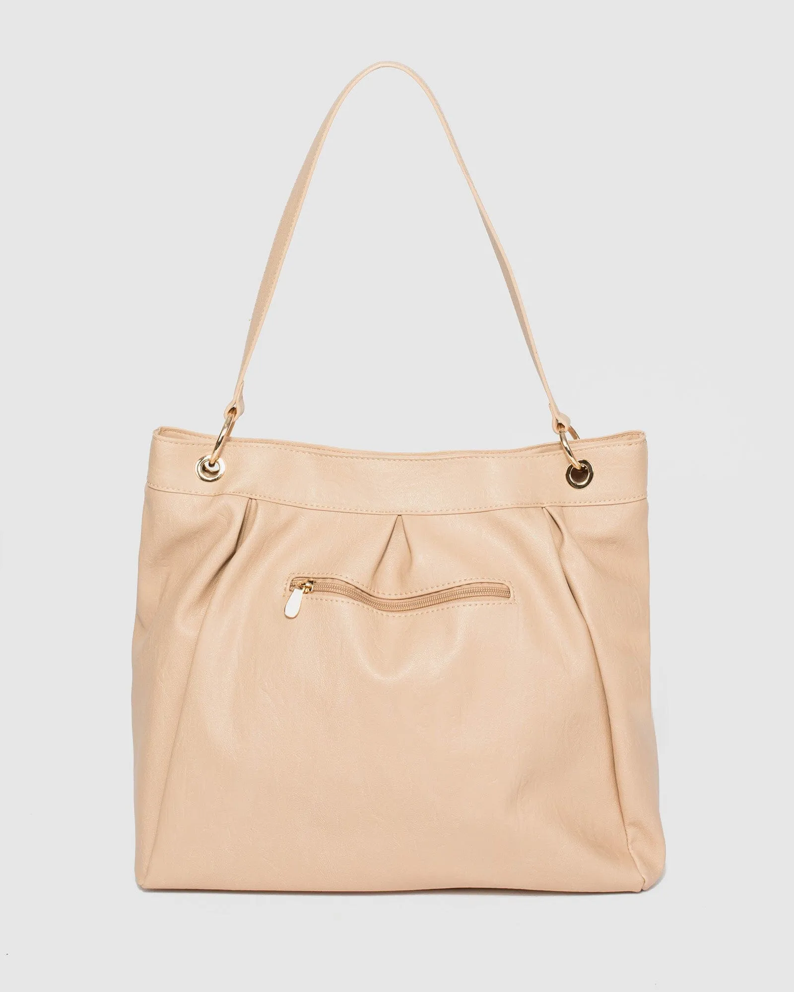 Nude Slouch Bag
