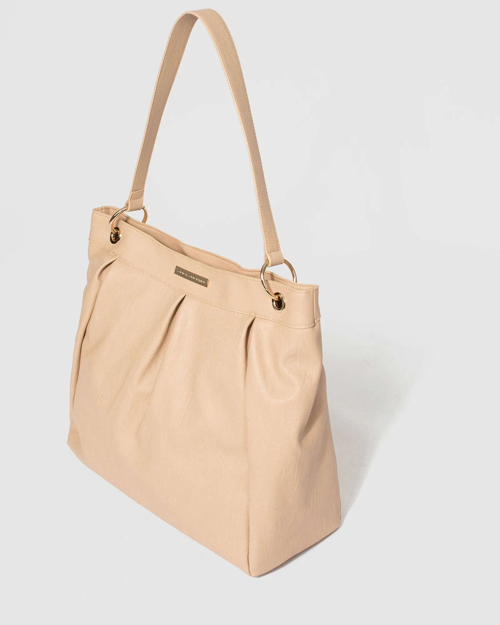 Nude Slouch Bag