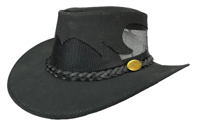 OUTBACK SURVIVAL GEAR - "Summer Breeze"  HAT - BLACK S1003