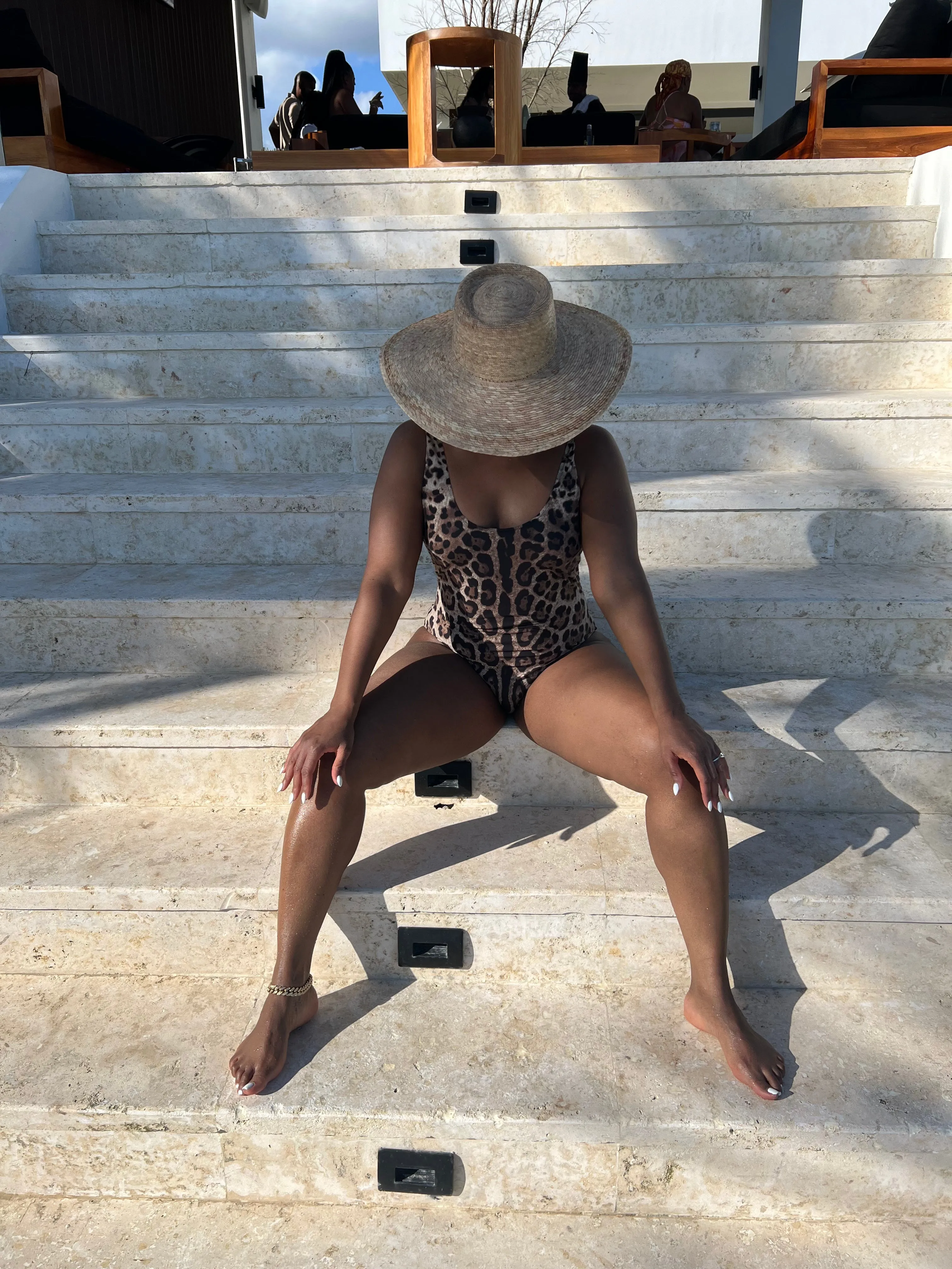 Palm Leaf Boater Hat
