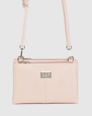 Pink Double Pouch Bag