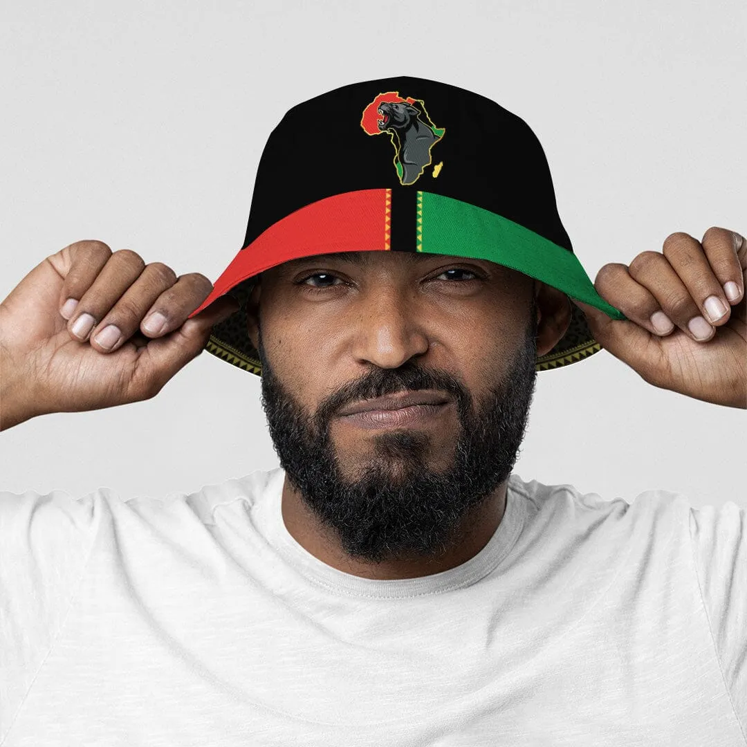 Powerful Panther Africa Reversible Bucket Hat