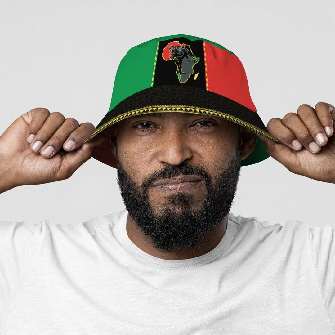 Powerful Panther Africa Reversible Bucket Hat