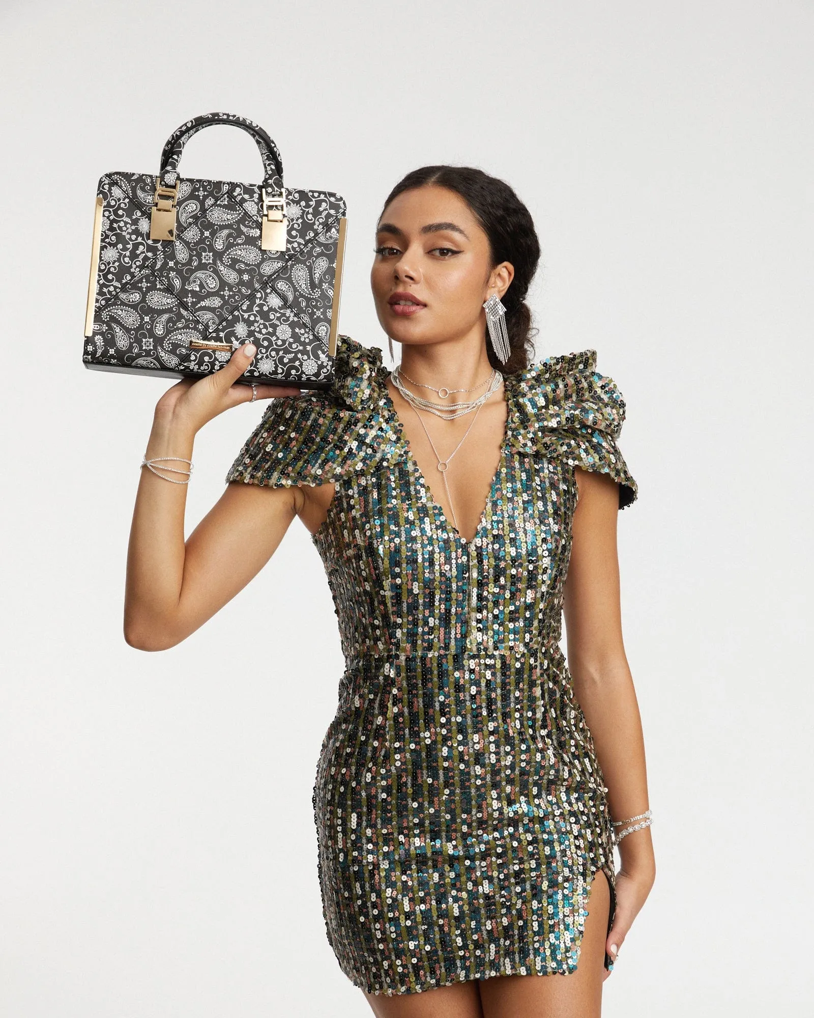 Print June Panel Tote Bag