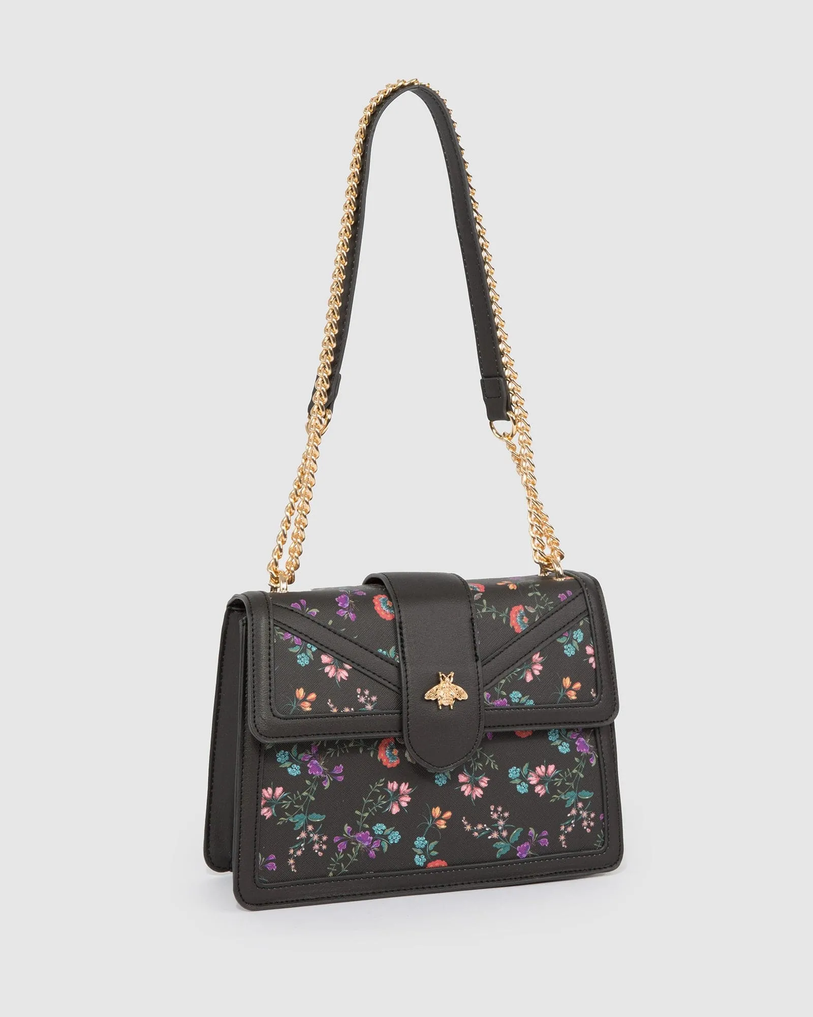 Print Rachel Bee Crossbody Bag