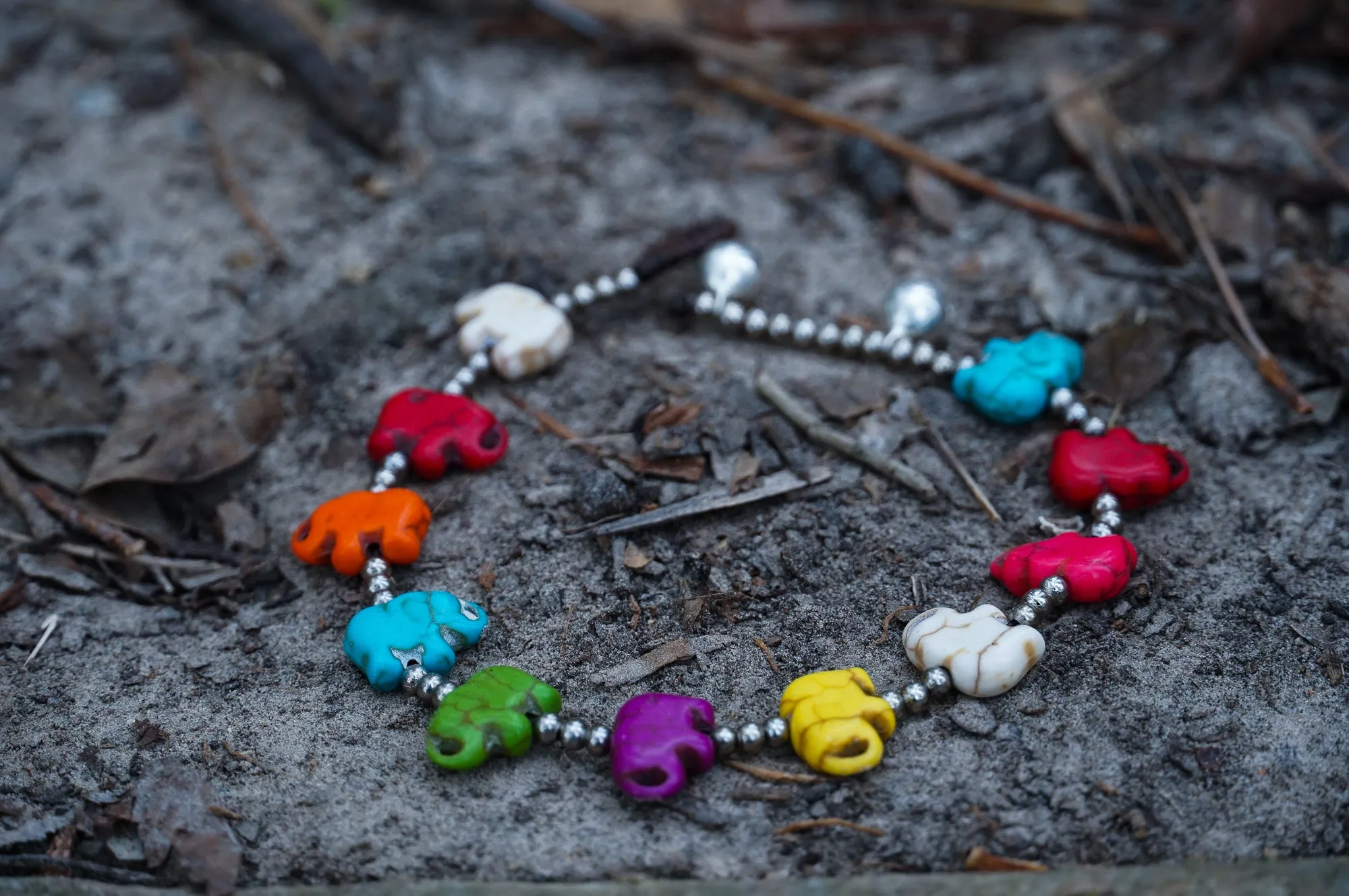 Rainbow Elephant Spirit Bracelet