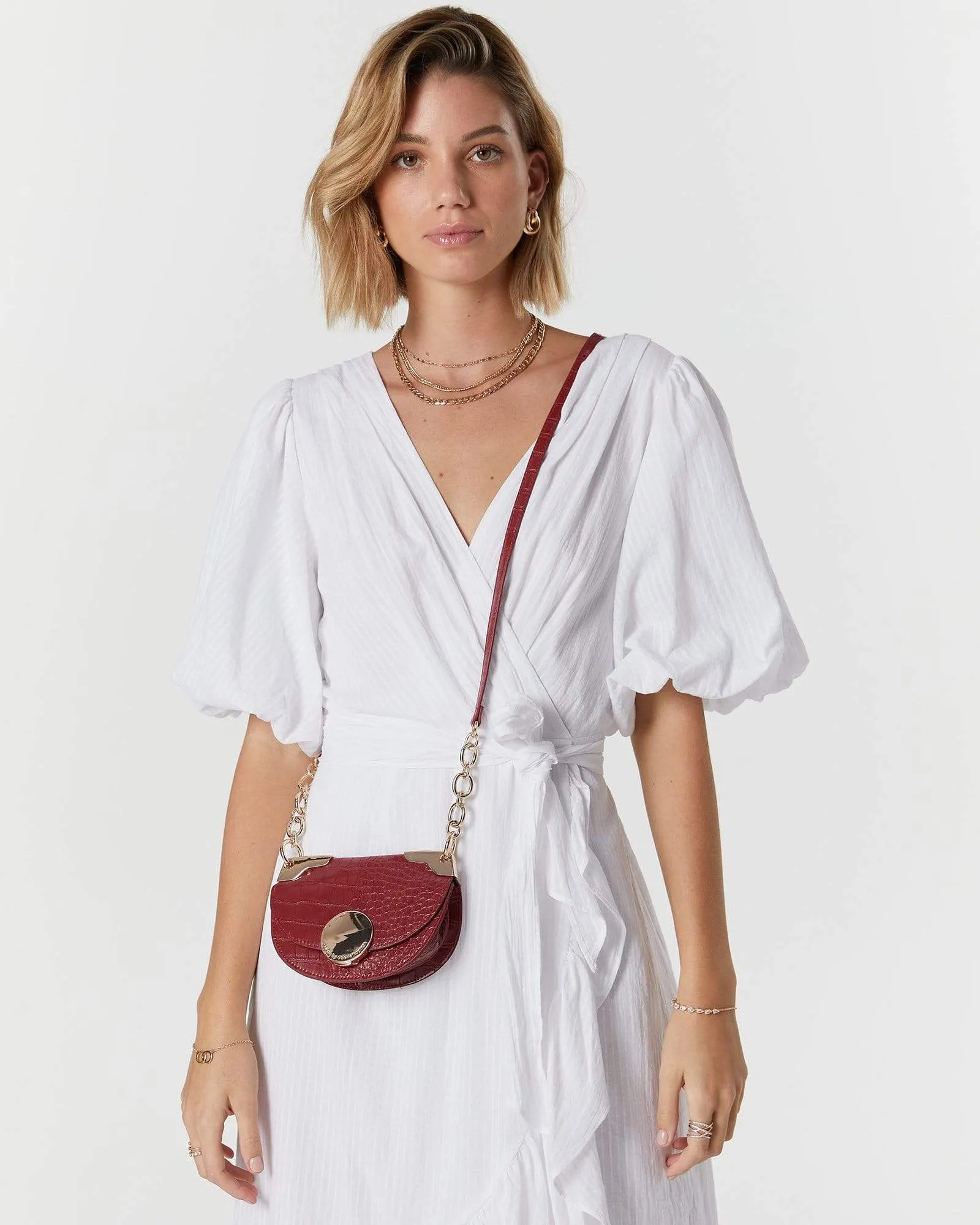 Red Pettle Small Bag