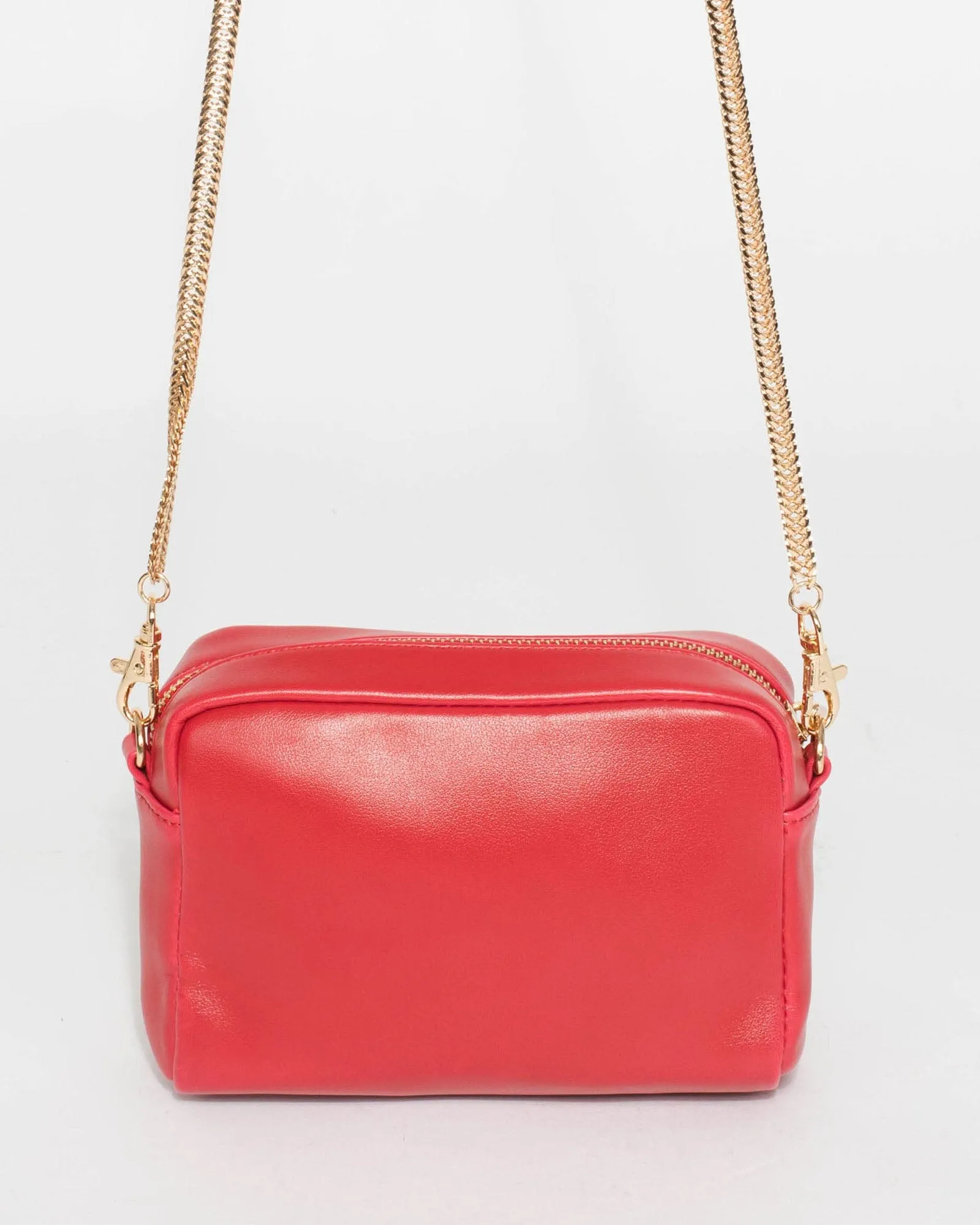 Red Suri Bee Crossbody Bag