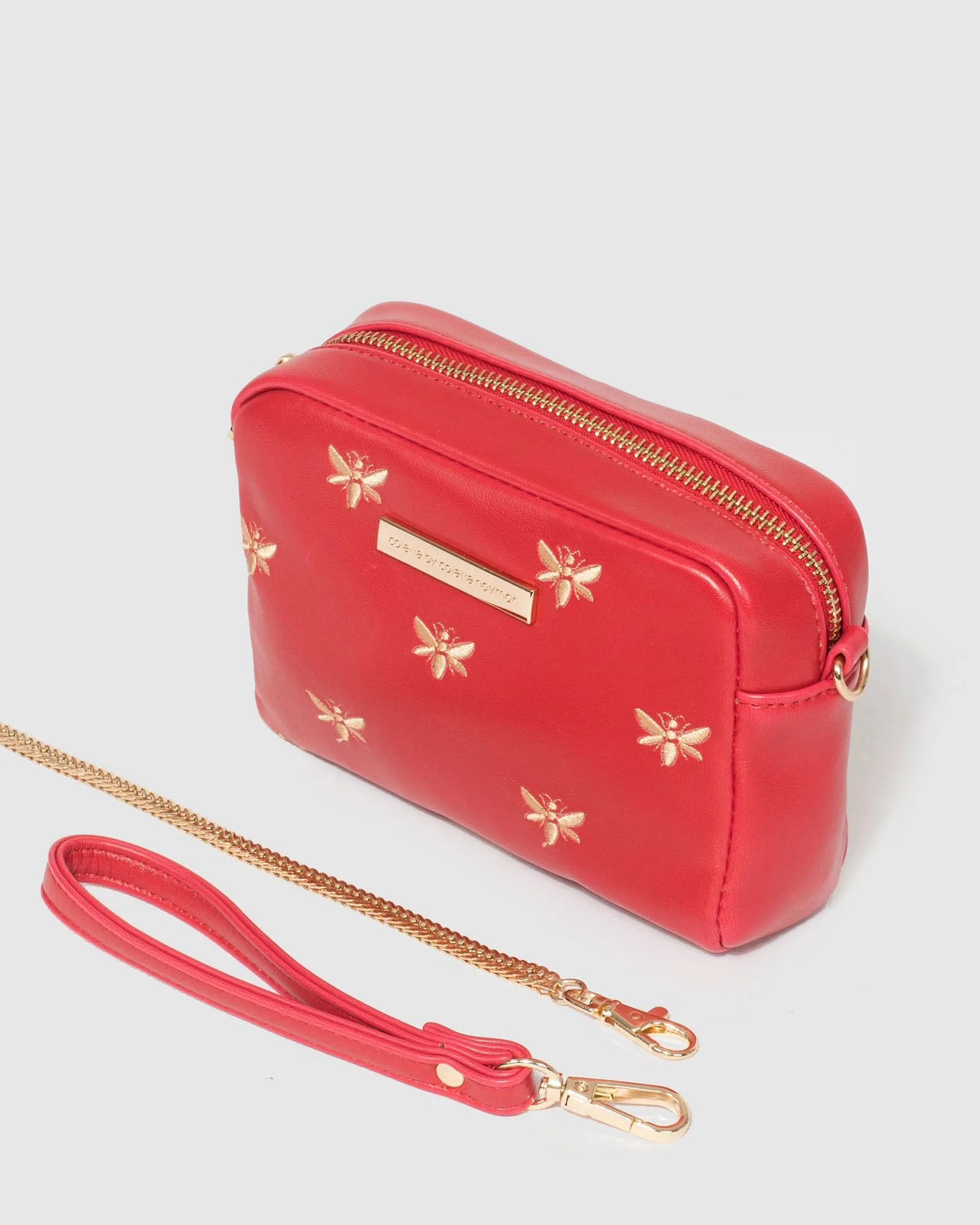 Red Suri Bee Crossbody Bag