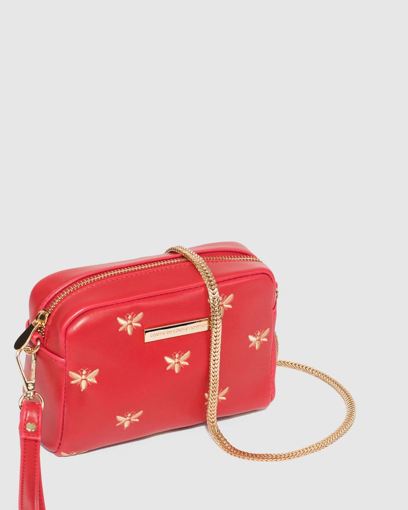 Red Suri Bee Crossbody Bag