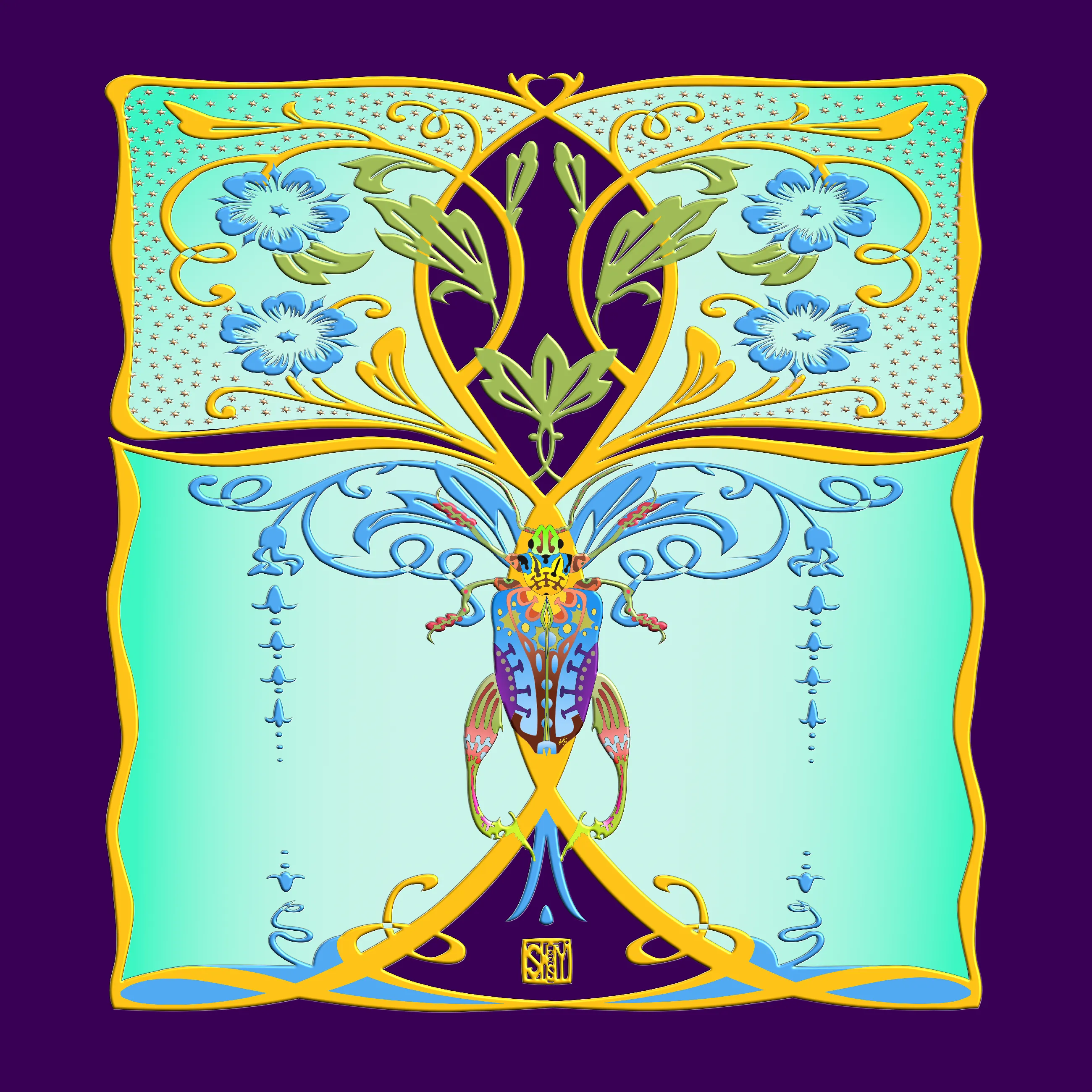 Shakespeare Bug Scarf