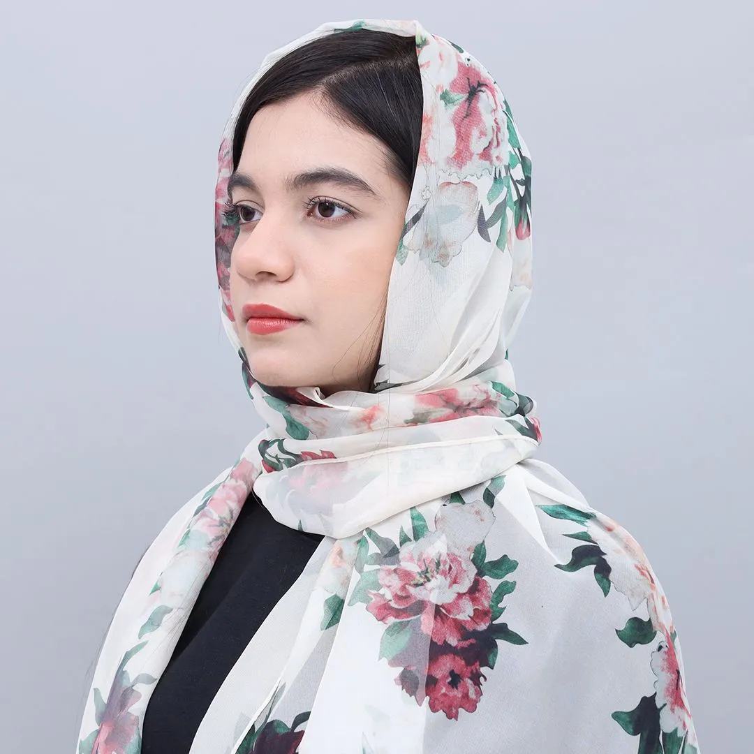 Silk Fancy Check Women Scarves