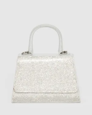 Silver Lilith Crystal Bag