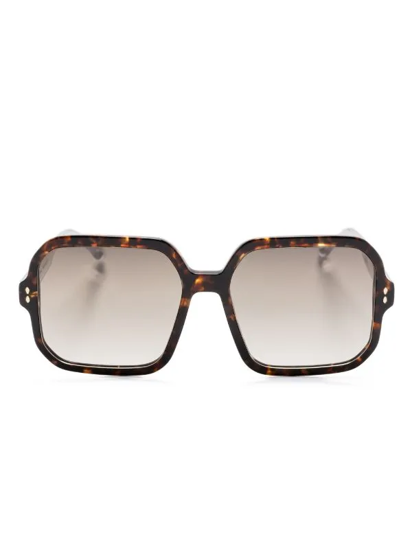 square-frame sunglasses