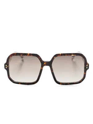 square-frame sunglasses