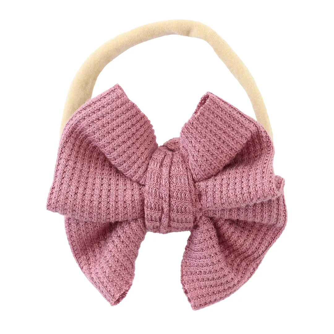 Waffle Bow Headbands
